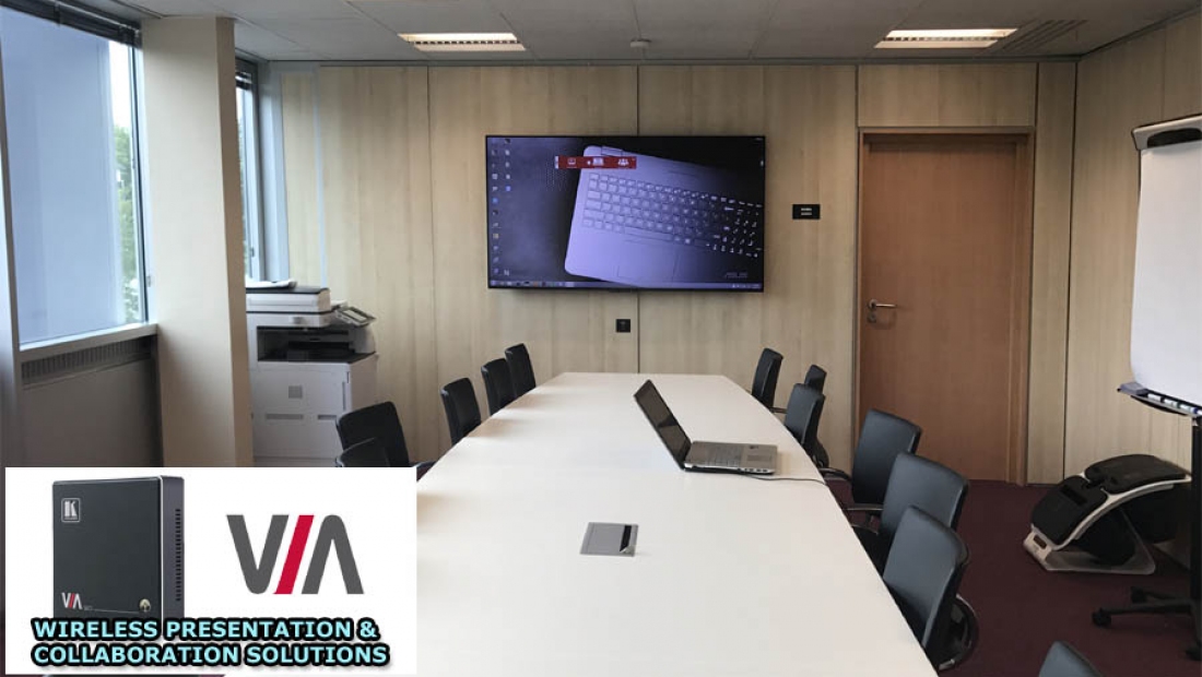 Wireless meeting room with VIAGO transmission and basic management system “Kramer”